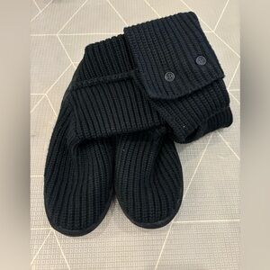 Ugg woven boots, black size 10
